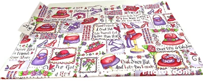 New Unused Red Hat Society By Dianna Marcum For Marcus Brothers 84” - Image 1 of 3