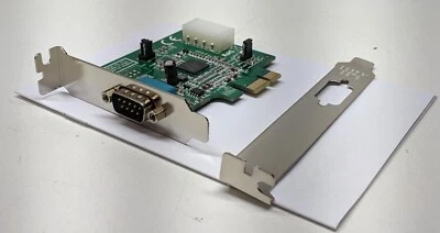 StarTech 1 Port Low Profile Native PCI Express RS232 Serial Card- 12 ITEM BUNDLE - Image 1 of 3