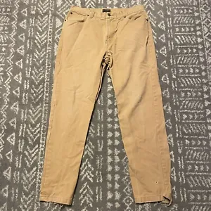 CC Filson Denim Pants Sz 34x30 (Tag 36) Beige Tan Distressed Jeans - Picture 1 of 16