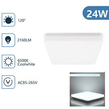 24W LED Ceiling Down Light Ultra Thin Flush Mount Kitchen Lamp Home Cool White  