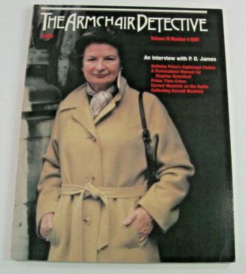 The Armchair Detective - Fall 1986 -  P. D. James Interview - Cornell Woolrich - Image 1 of 3