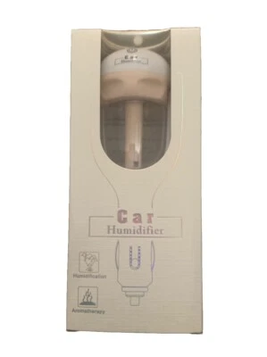 Mini Car Air Humidifier Essential Oil Diffuser Ultrasonic Aroma Mist Purifier - Image 1 of 4