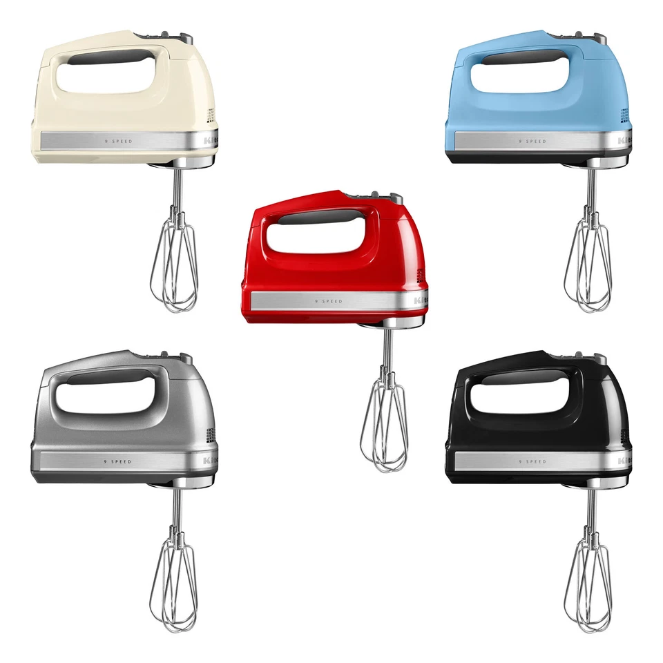 KitchenAid 5KHM9212 Handrührer Edelstahl 9 Stufen Handmixer Handrührgerät