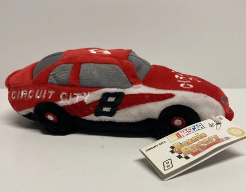 1998 Nascar 8” Beanie Racer Hut Stricklin Circuit City Auto Plush #8 Beanbag Car Cover