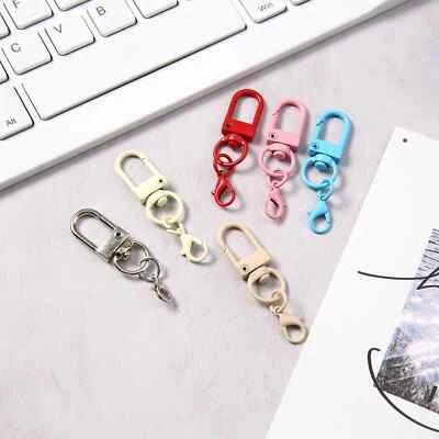 10/50/100 Stück hohe Qualität bunte Legierung Haken Schlüsselanhänger - Bild 1 von 4