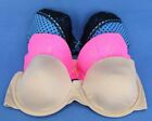 Maidenform Gilly Hicks Betsey Johnson Lined Underwire Bra Lot Size 34D #C1314
