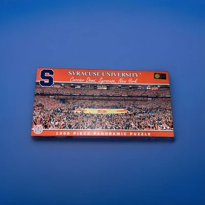 NCAA Syracuse Basketball Carrier Dome Panoramic 1000 Piece Puzzle 39 x13" - Image 1 of 4