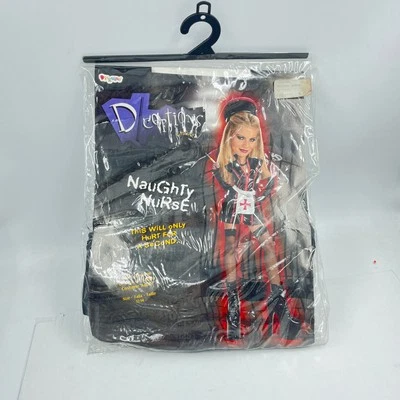 Disguise 4 Piece Naughty Nurse Adult Halloween Costume Size 12-14 - New - Image 1 of 4