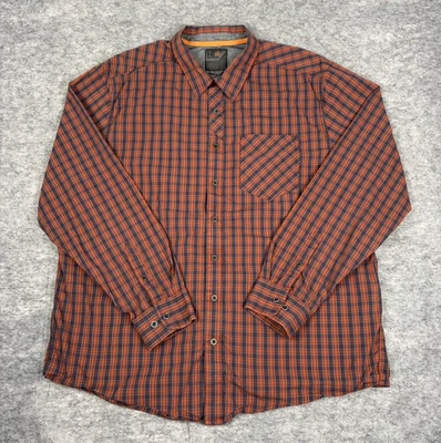 5.11 Tactical Shirt Mens XL Covert Flex Plaid Long Sleeve Snap Shooting Stretch - Image 1 of 4