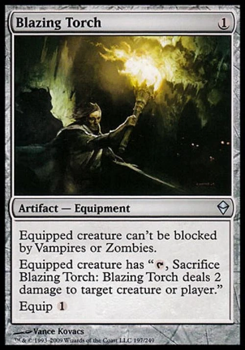 Blazing Torch - Medium Play MTG Zendikar - Image 1 of 1