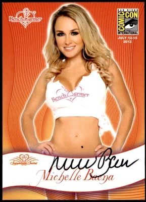 Michelle Baena 2012 Bench Warmer Vault San Diego Comic Con Autograph Auto - Image 1 of 2