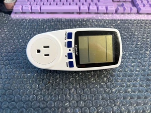 Kuman Electricity Kilowatt/Hour Usage Monitor Wall Plug with Digital LCD - Picture 1 of 1