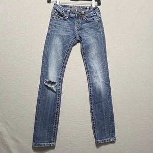 Miss Me Verzierte Jeans Distressed Größe 10 Skinny jk5645s - Bild 1 von 19