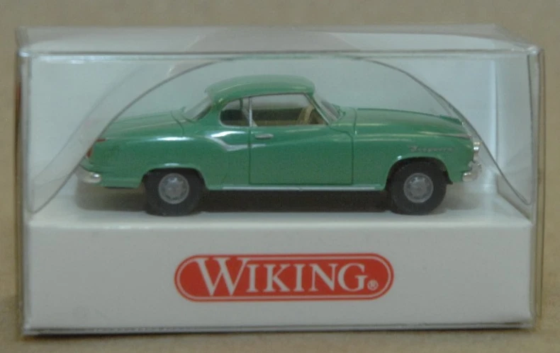 Wiking 082340 Borgward Isabella Coupe Verde HO 1:87 NUOVO - Immagine 1 di 1