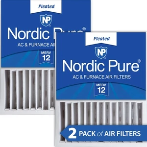 16x20x5 (4 3/8) Honeywell/Lennox Replacement MERV 12 Air Filters 2 Pack - Picture 1 of 7