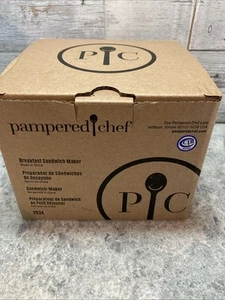 Pampered Chef Breakfast Sandwich Maker New in Box - Picture 1 of 2