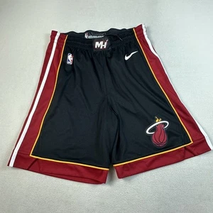 Pantalones Cortos Miami Heat Para Hombre Grandes Negros Nike NBA Authentics Engineered - Imagen 1 de 14