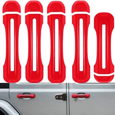 Car Door Handle Cover Scratch Protector for 2018-2021 Jeep Wrangler JL JLU Decor - image 1 of 4
