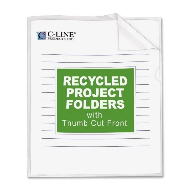 Cline Products Cli-62127 C-line Colored Project Folder - Letter 8.5" X