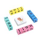 Letter Spelling Block Spelling Toys Vowel Reading Letters Sorting Flash Cards