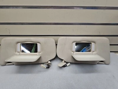 🔥2007-2012 Nissan Altima Parasol Conjunto conductor y pasajero gris - iluminado OEM Foto 1 de 4