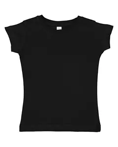 Pack Of 3 Rabbit Skins 3316 Toddler Girls Fine Jersey Stylish Plain T-Shirt - Picture 1 of 11