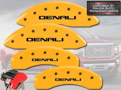 2007-2013 GMC Sierra 1500 «Denali» передний задний Yello MGP тормоз диск суппорт крышка - Изображение 1 из 4