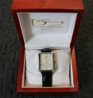 Reloj Hombre Daniel Steiger Finesse DS1970 Negro Plata  Foto 1 de 4
