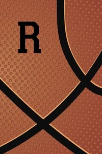 R: Monogram Initial Letter Name Basketball Journal/Notebook, Basketball Playbook - Picture 1 of 2