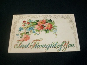 Vintage Postcard- Greeting Card--Just Thought of You- Texas - Picture 1 of 2