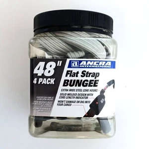 Paquete de 4 cables bungee de correa plana Ancra 95717 48 - Imagen 1 de 2
