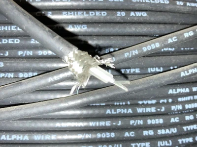 Alpha 9058   RG58A/U   25 ft Hank - Image 1 of 2