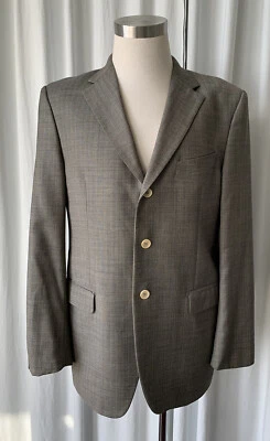 Blazer chaqueta deportiva Missoni 3 botones para hombre 42R gris topo beige hecho en Italia Foto 1 de 4