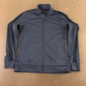 Sport-Tek Ladies Small Graphite/Black Full Zip Tricot Track Jacket LST94 New - Picture 1 of 7