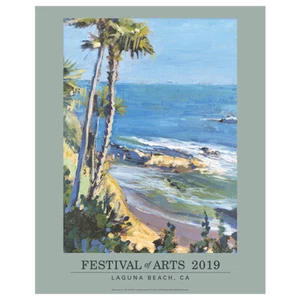 2019 FESTIVAL OF ARTS PAGEANT MASTERS POSTER LAGUNA BEACH - ORIGINAL MINT ROLLED - Picture 1 of 1