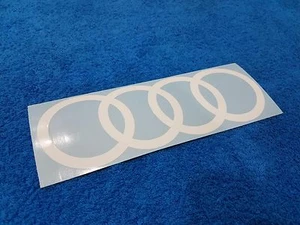 Audi Rings Logo Decal Sticker Quattro Euro VAG Car Window Laptop Stance Nation - Bild 1 von 1