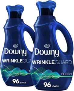 Downy WrinkleGuard Liquid Fabric Softener Pack of 2 48 Fl Oz Anti-Wrinkle Care - Picture 1 of 11