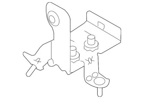 Soporte modulador ABS 9C2Z-2C304-A genuino Ford 2005-2017 E-350 Super Duty E-150 Foto 1 de 2