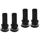 4 pcs Pond Hose Adapters Bulkhead Fitting Water Fitting Water