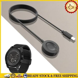 Smart Watch Charger Dock Magnetic PD Type-C for Fossil Gen 6/5/4 (Black) ~ - Photo 1 sur 11