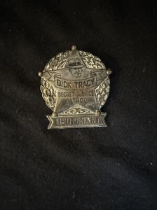 Dick Tracy Secret Service Patrol Lieutenant Abzeichen - Bild 1 von 2