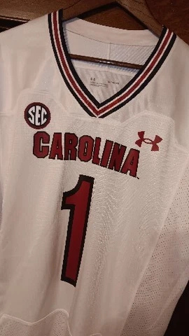 Under Armour Men's #1 South Carolina GameCocks Jersey Size XL Cover
