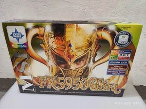 New MSI GeForce FX5950 Ultra OVP AGP super rare Sammlerauflösung - Photo 1/16