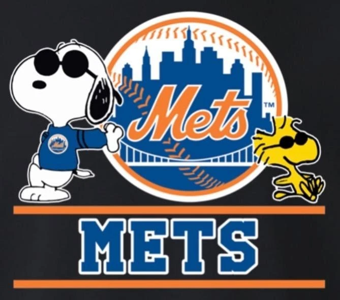(3) New York Mets Peanuts Waterproof Vinyl Stickers 3x2.5 inches Decals - Image 1 of 1