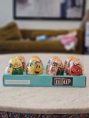 M&M's Milk Chocolate Candy Filled Easter Egg - 1.37 oz LOT OF 6 - Image 1 of 4