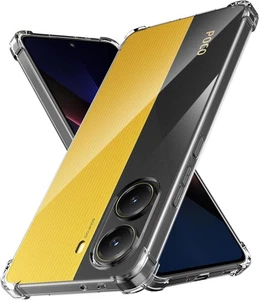 for Xiaomi Poco X7 Pro TPU Case:Anti Yellowing Clear Cover Phone Case.Military-G - Picture 1 of 9