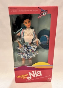 Muñeca Barbie Nia Friend Of Barbie Vintage Mattel Western Fun Nueva En Caja 1989 - Imagen 1 de 14