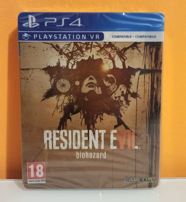 RESIDENT EVIL VII 7 STEELBOOK EDITION SONY PS4 PRECINTADO PAL ESPAÑA NUEVO - Imagen 1 de 4