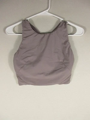 Lululemon Womens Activewear Racerback Sports Bra Criss Cross Back Size 8 Purple - Image 1 of 4
