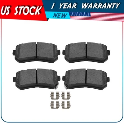 Pastillas de cerámica de freno trasero para Hyundal Sonata 2016-2019 Kia Optima 2017-2020 4 piezas Foto 1 de 4